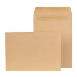 C4 Heavyweight Plain Manilla Envelopes Self Seal 229 x 342mm 115gsm
