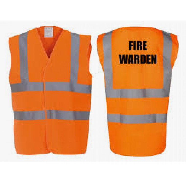 HI-VIS Orange Fire Warden