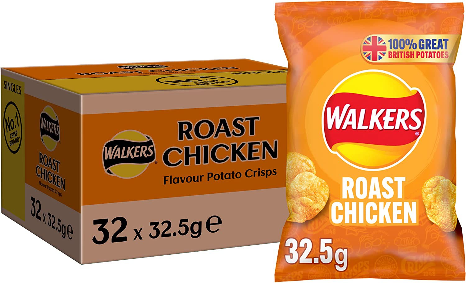 Walkers+Roast+Chicken+Crisps+32.5g