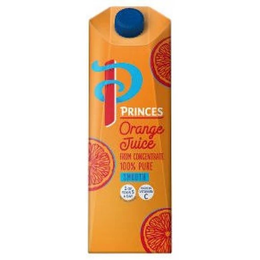 Princes+Smooth+Orange+Juice+from+Concentrate+1+Litre+-+case+of+8