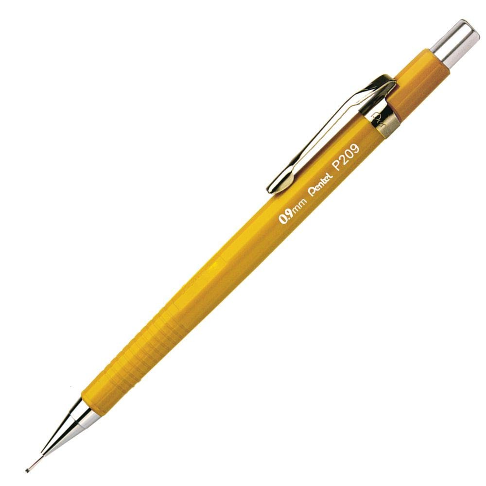 Pentel+P200+Automatic+Pencil+Broad+0.9mm+Yellow+Barrel+P209+%5BSINGLE%5D