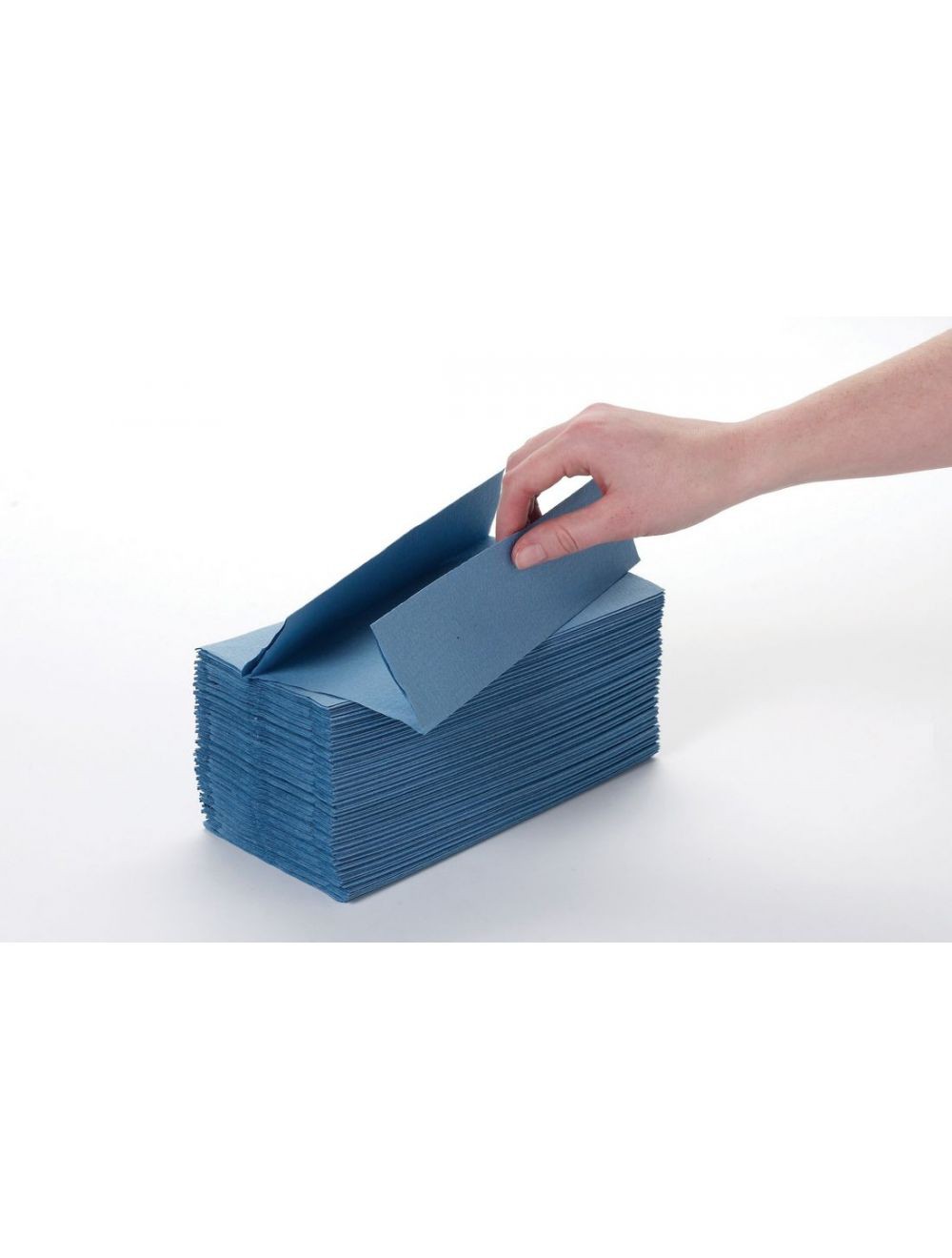 1+Ply+Blue+C+Fold+2850+Sheets+packed+190x15