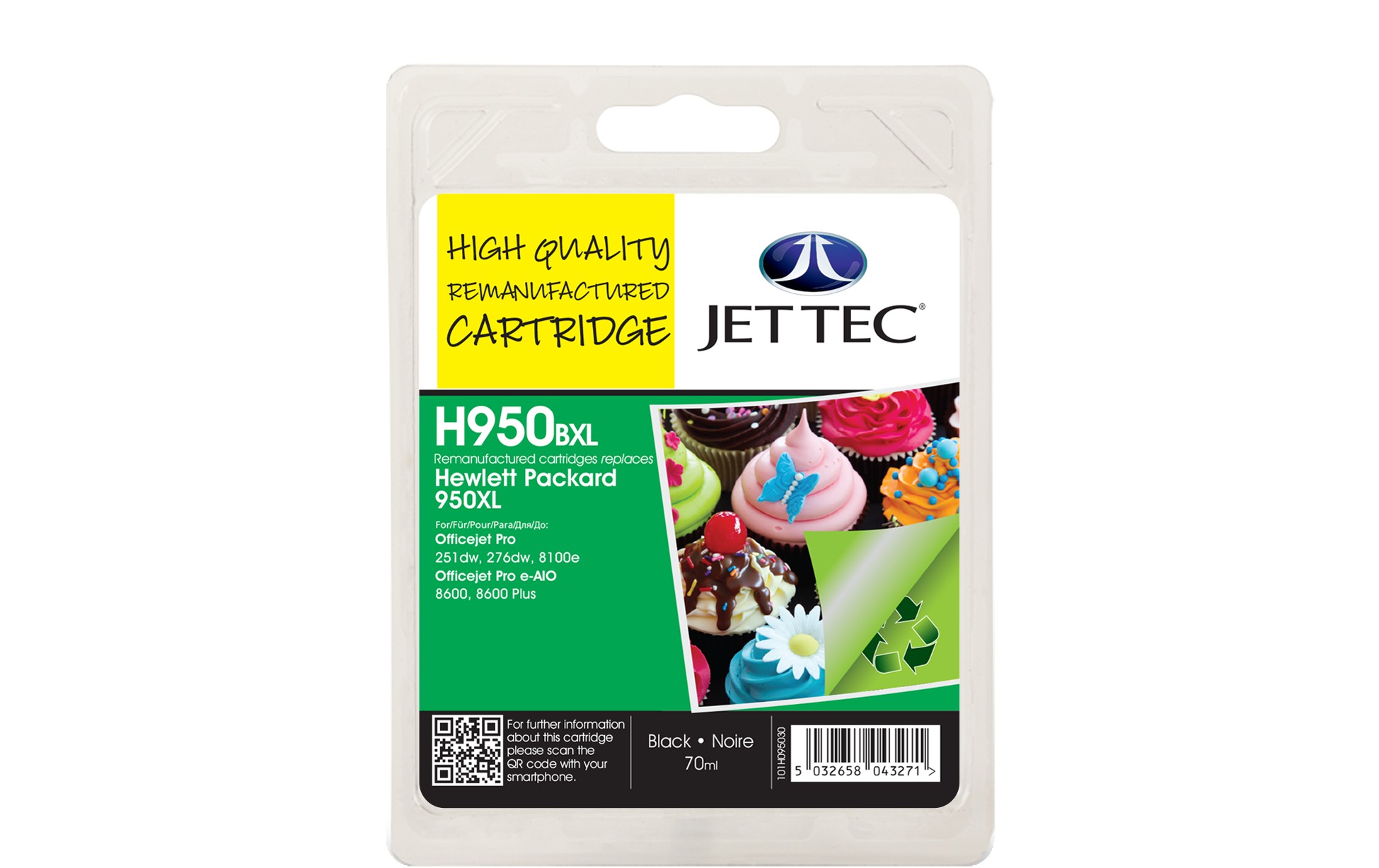 Jet+Tec+High+Quality+Remanufactured+Inkjet+Cartridge+950XL+Black