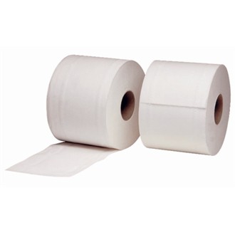 2+Ply+White+Toilet+Roll%5Cr%5Cn95mm+x+105mm+x+320+Sheets+Pack+36