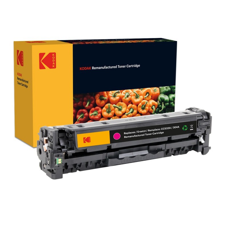 KODAK+Replacement+Toner+Cartridge+for+use+in+HP+Color+LaserJet+CP2025+dn+%2F+n+%2F+x+%2F+CM2320+mfp+fxi+%2F+n+%2F+nf+304A+%2F+CC533A+%2F+magenta+2800+pages