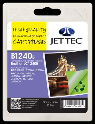 Jet+Tec+High+Quality+Remanufactured+Cartridge+LC1240BK+Black+