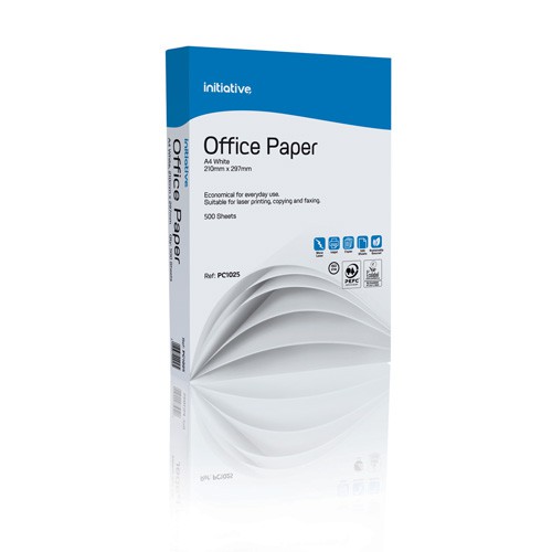 Initiative+Office+Paper+A4+White+80gsm+Box+2500+Sheets