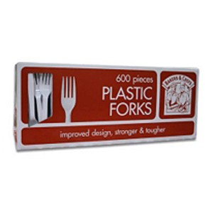 Image for Forks, White Plastic, Heavyweight, 600/Box
(Metro Detroit delivery only)