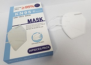 Image for KN95 Filtering Face Masks (Pack of 20). Recommended for: Industrial, Home, General Purpose