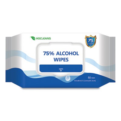 Personal+Ethyl+Alcohol+Wipes%2C+White%2C+50%2FPack%2C+