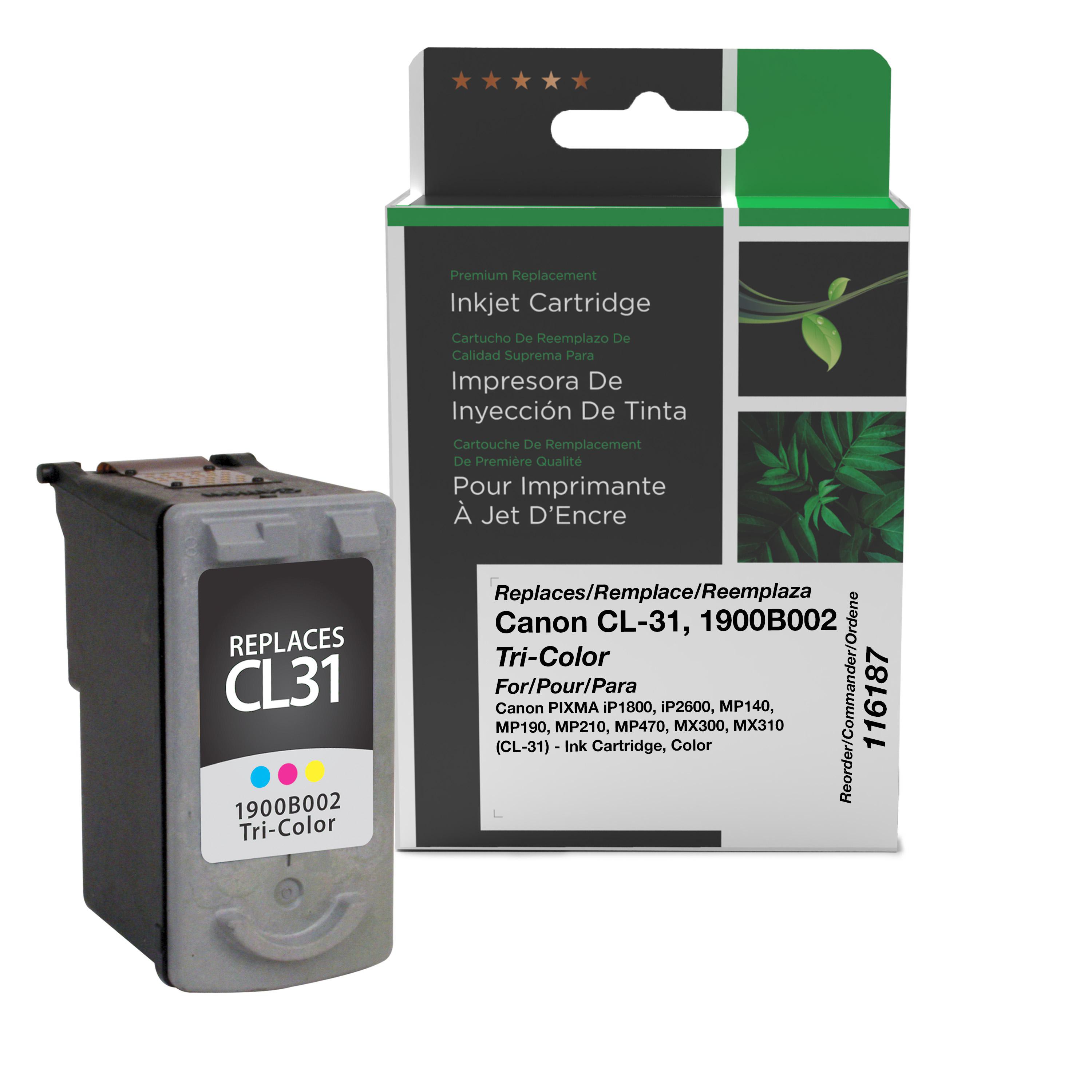 Image for Clover Imaging Remanufactured Color Ink Cartridge for Canon CL-31