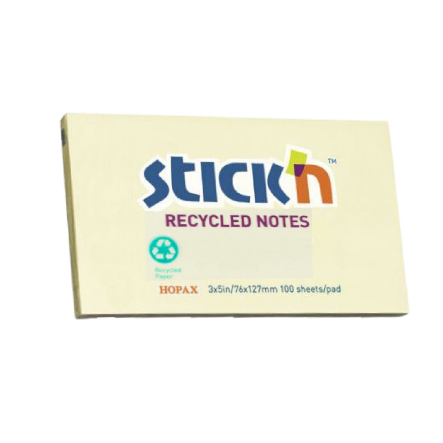 Stick+%27n+Recycled+Notes+76+x+127mm+Yellow