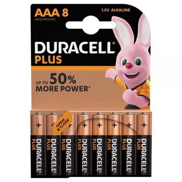 Duracell+Plus+AAA+1.5V+Alkaline+Batteries+MN2400