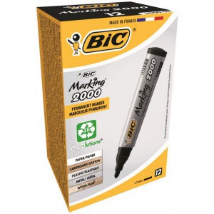 BIC+Marking+2000+Permanent+Marker+Medium+Bullet+Tip+Black