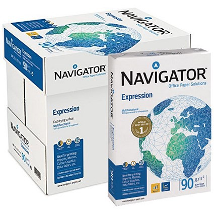 Navigator+Expression+A4+Paper+White+90gsm+500+Sheets